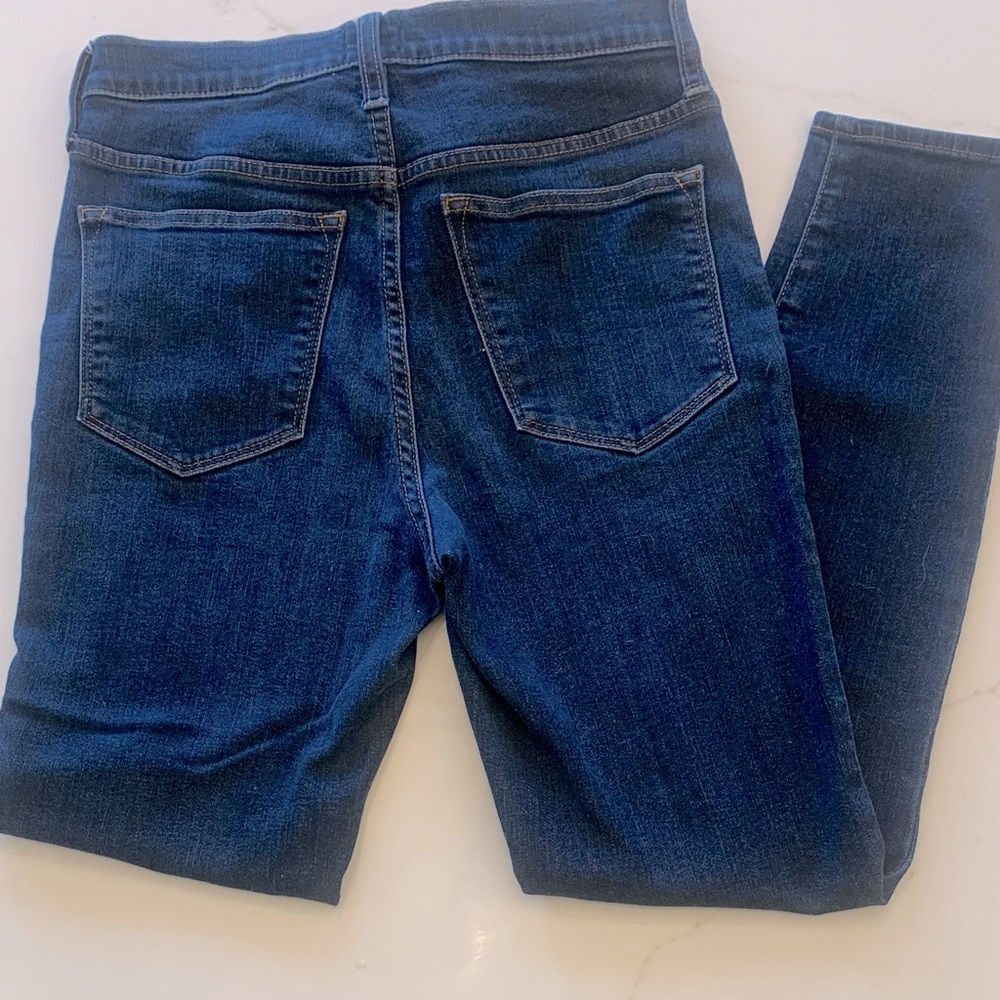 J. Crew Dark Blue Women's Skinny Jeans 9 inch Rise size 4 W 27